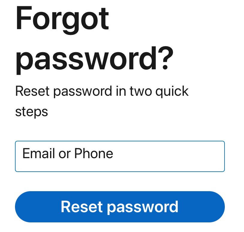 How to Reset LinkedIn Password