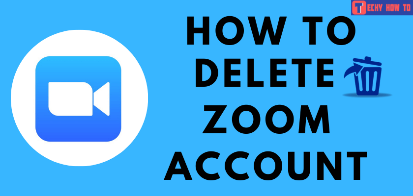 how to delete Zoom account