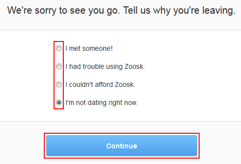 How to Delete Zoosk Account