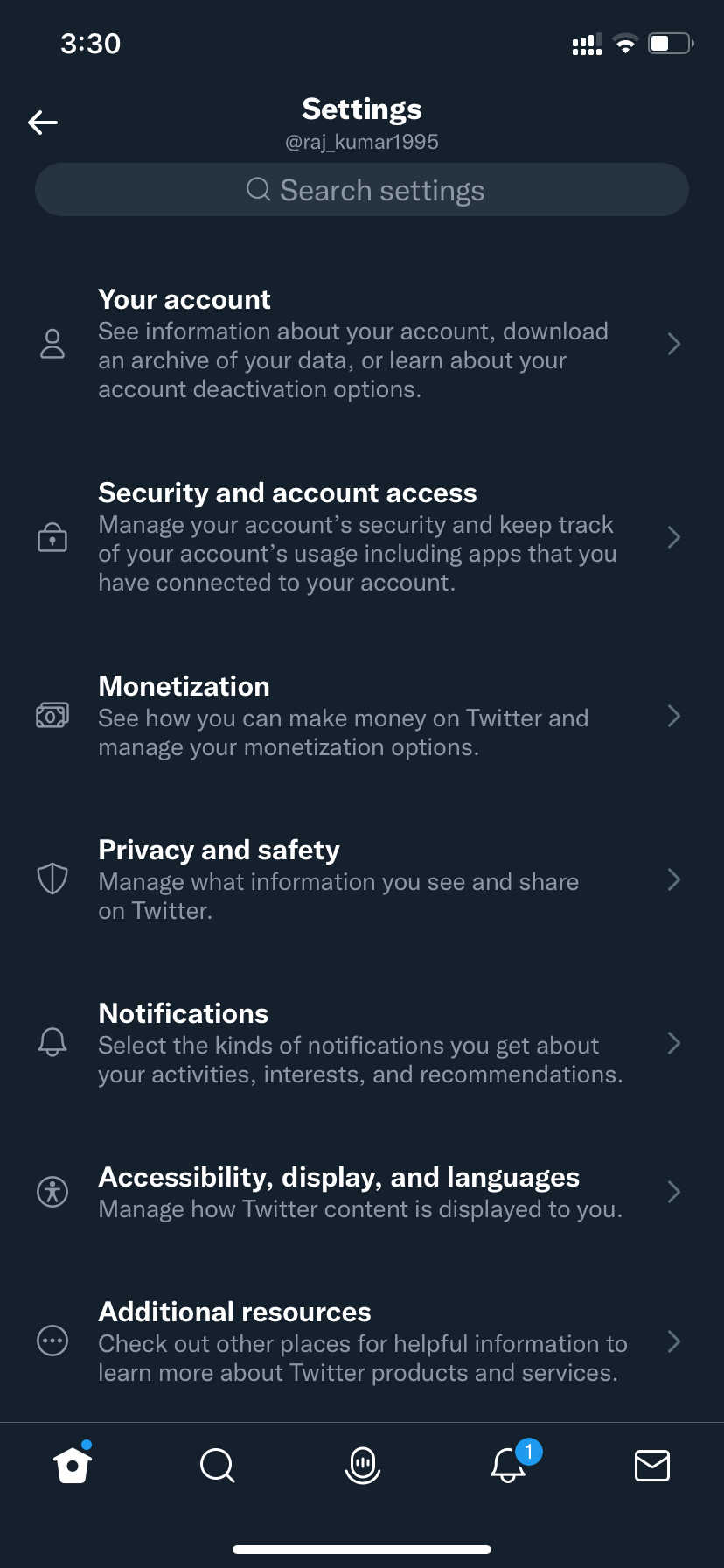 Twitter Security and account access