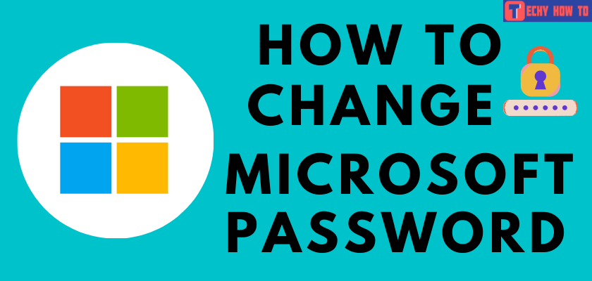 How to change Microsoft password