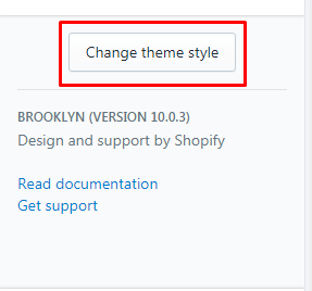  Change the theme style.