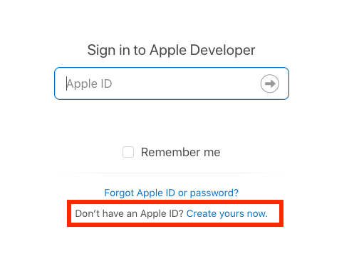 Sign in using your Apple ID and password.