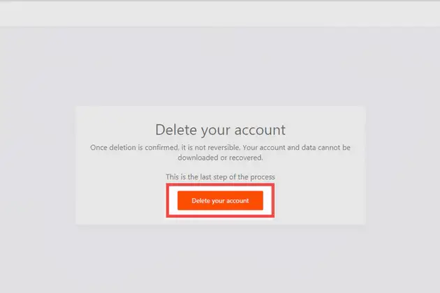 click the Delete Your Account button to delete your Strava account