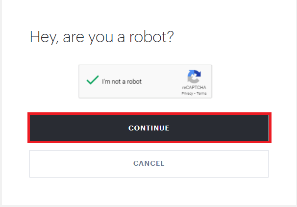 Verify the robot check 