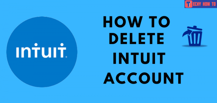 Delete Intuit Account