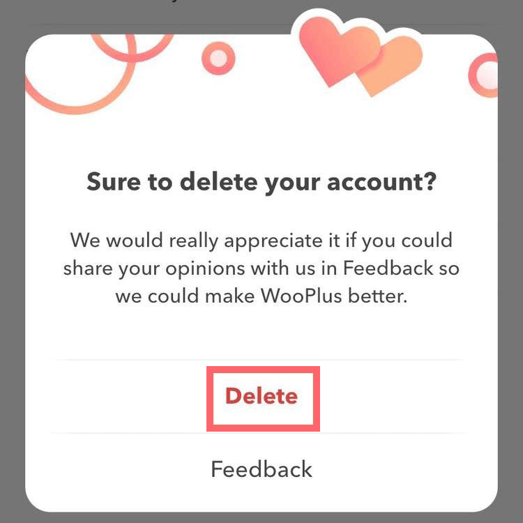 Delete option in WooPlus