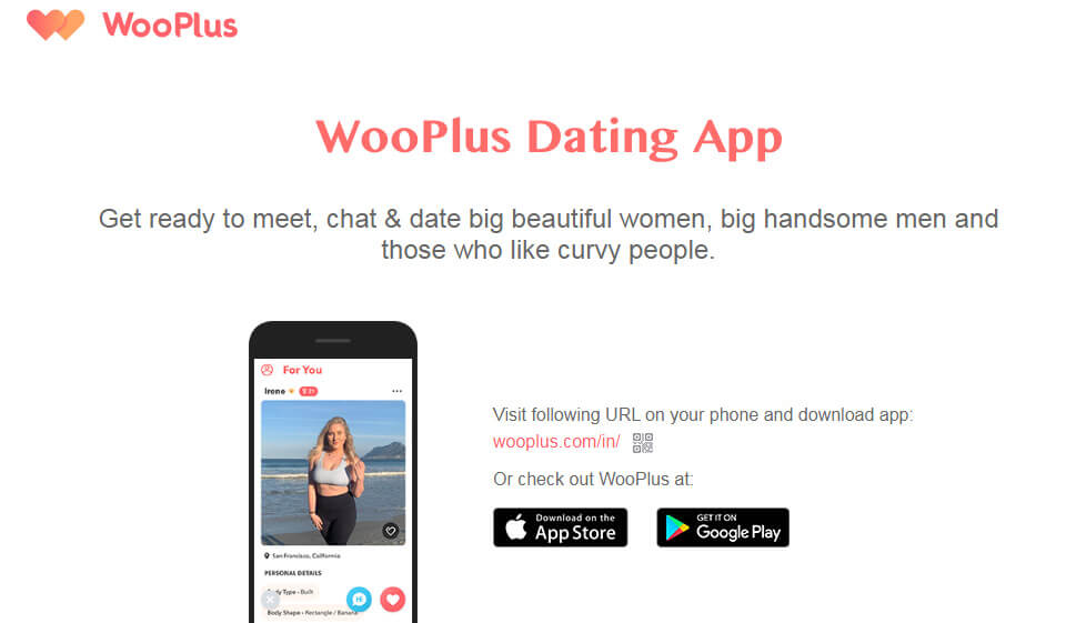 WooPlus Dating App available on both Play Store and App Store