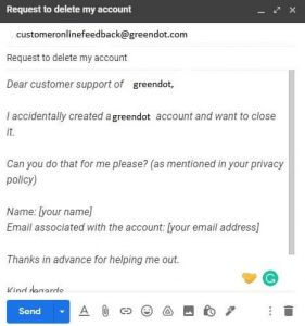 How to Delete Green Dot Account