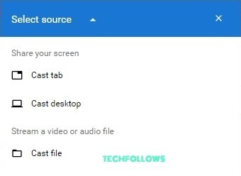 Cast media's from Windows PC/Laptop to TV