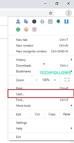 Cast media's from Windows PC/Laptop to TV