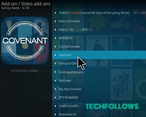 Covenant Kodi Addon