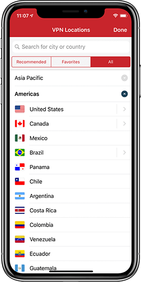 ExpressVPN for iOS