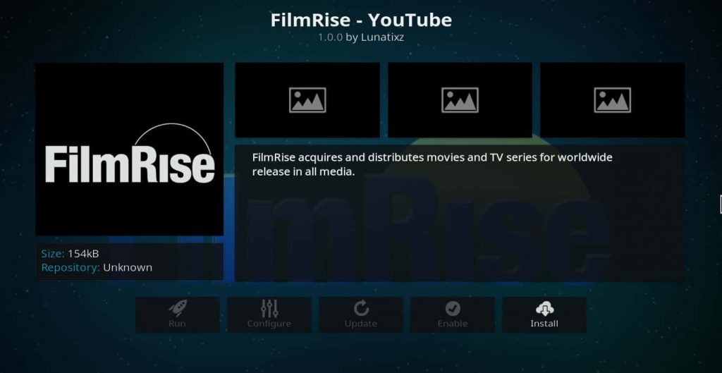 FilmRise Kodi Addon