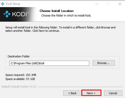 Install Kodi on Windows