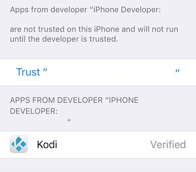 Kodi on iPhone