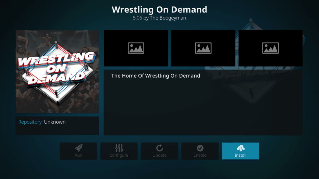 WWE On Demand Kodi Addon
