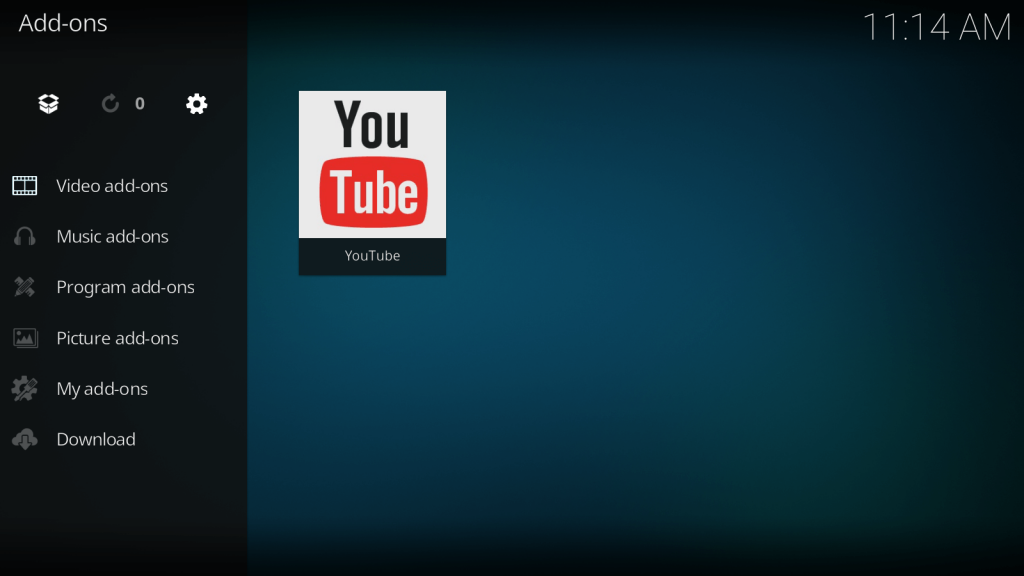 YouTube Kodi Addon