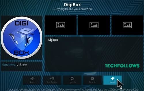 Installing DigiBox Addon