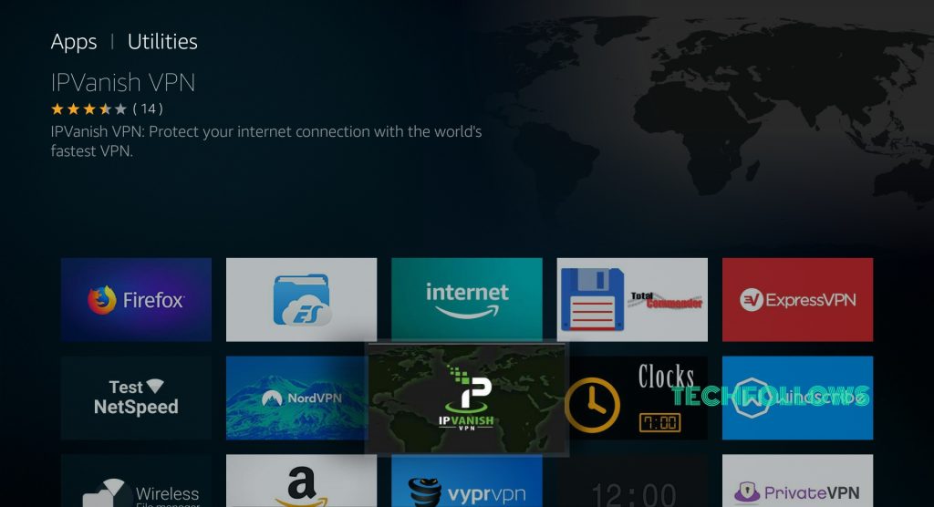 install IPVanish on Firestick