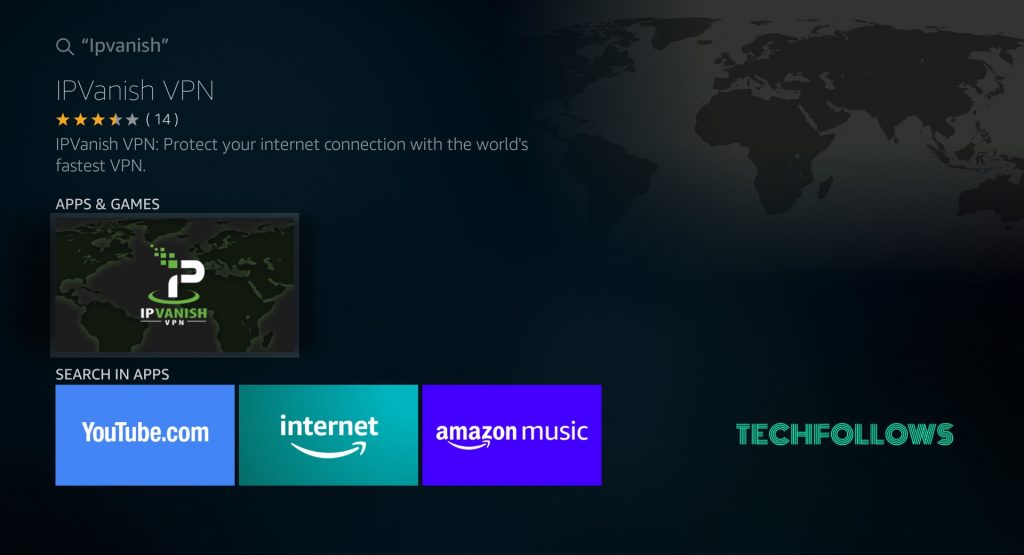 install IPVanish on Firestick