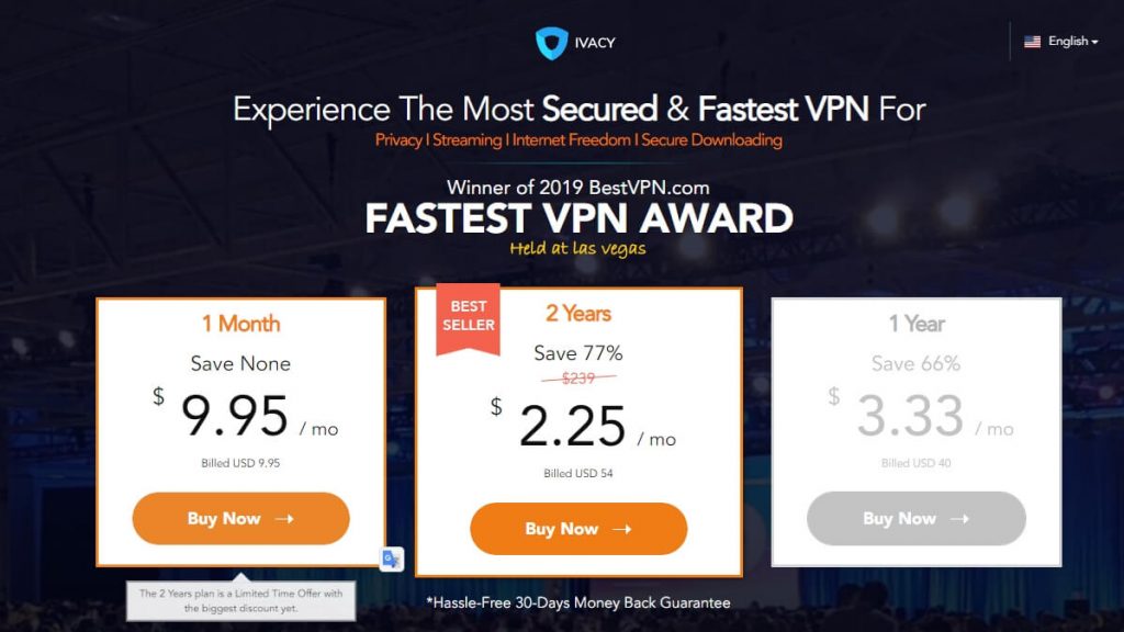 Ivacy VPN Price