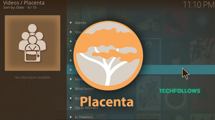 Placenta Kodi Addon