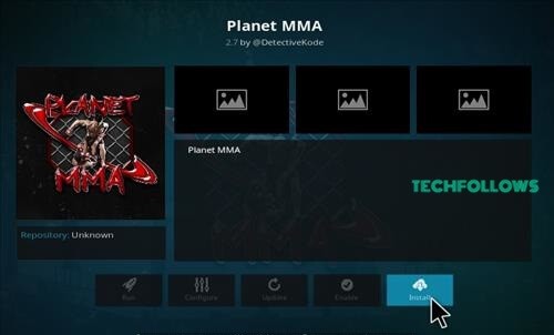 Planet MMA Kodi Addon