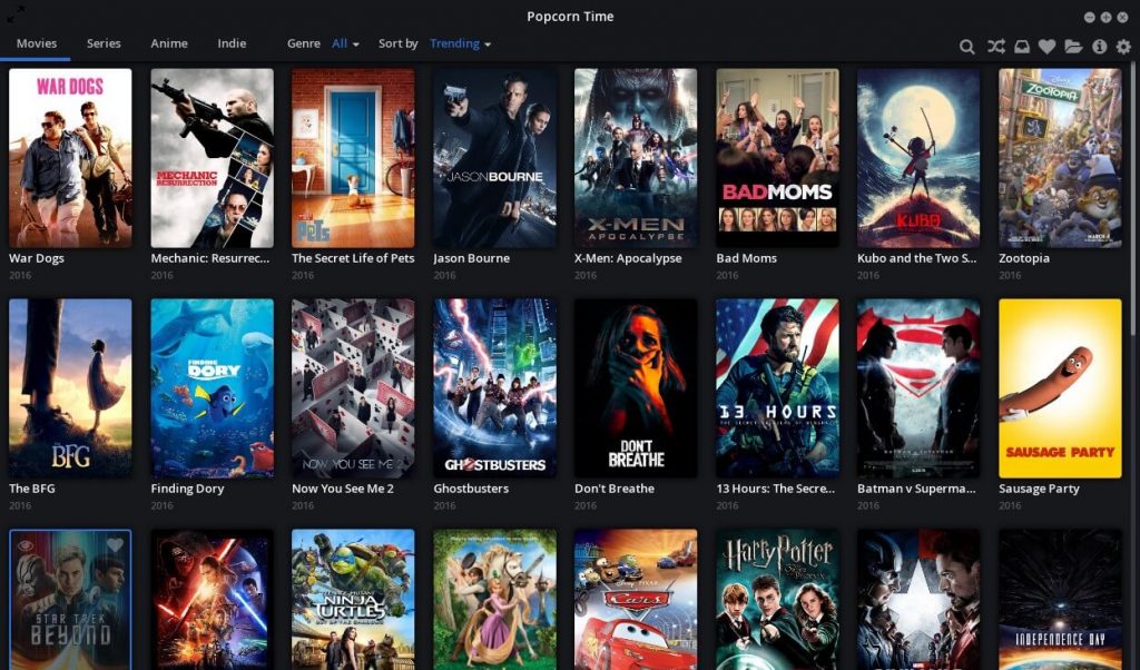 Kodi Alternatives - Popcorn Time