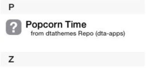 Tap dta-apps and open Popcorn Time.