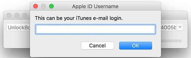 Enter your Apple ID 