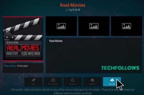 Real Movies Addon