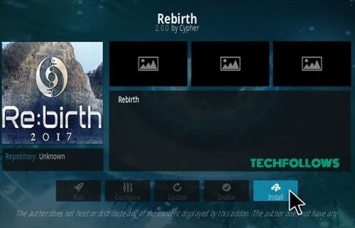 Rebirth addon