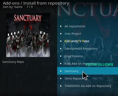 Sanctuary Kodi Addon