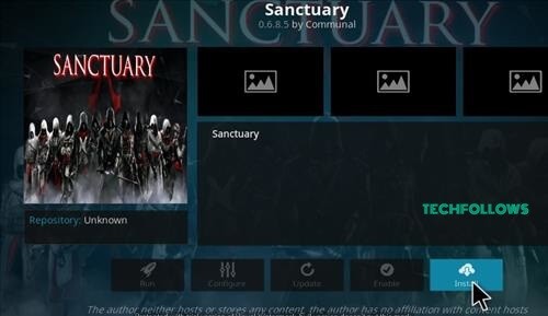 Sanctuary Kodi Addon