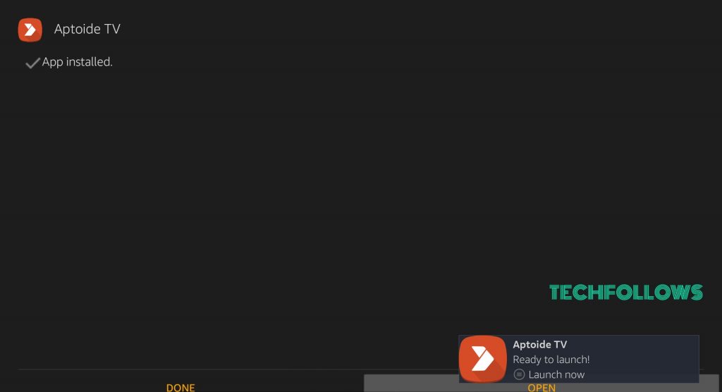 Aptoide TV on Firestick