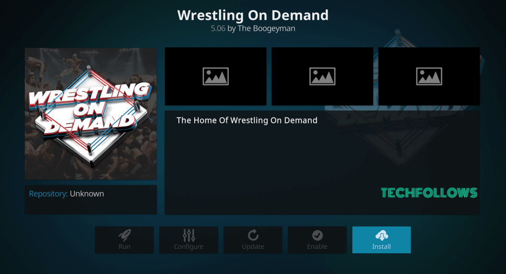 How to Download and Install Wrestling on Demand Kodi Addon - 99