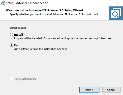 Advanced IP Scanner Portable