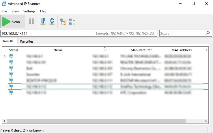 Advanced IP Scanner