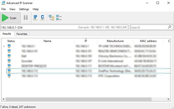 Advanced IP Scanner