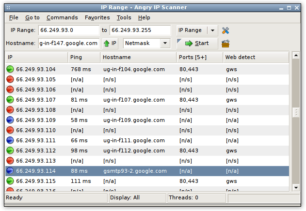 Angry IP Scanner