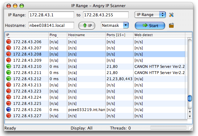 Angry IP Scanner