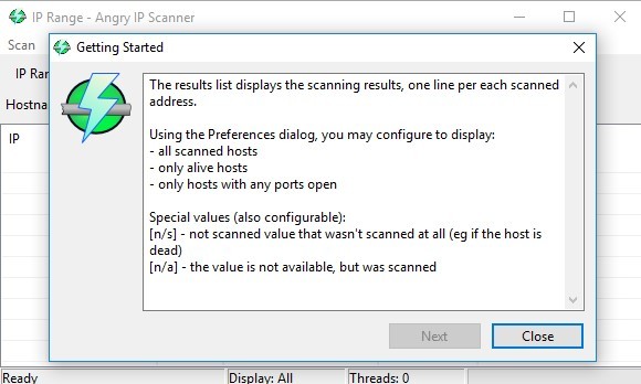 Angry IP Scanner