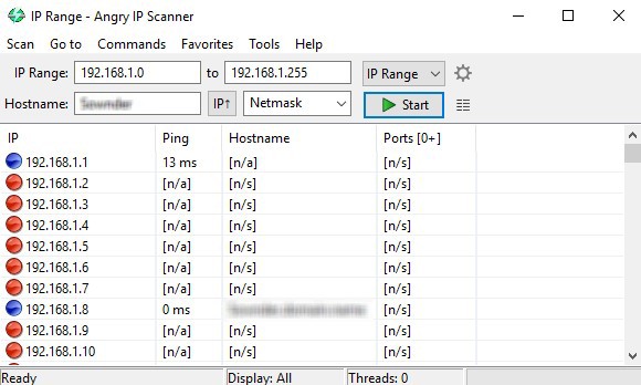 Angry IP Scanner