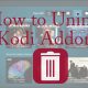 Delete Kodi Addons