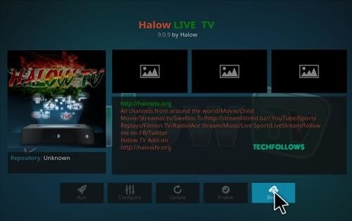 Halow Live TV Kodi Addon