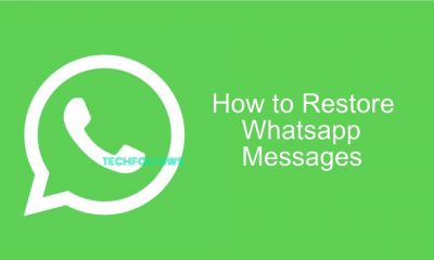 How to Restore Whatsapp Messages