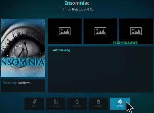 Insomniac Kodi Addon