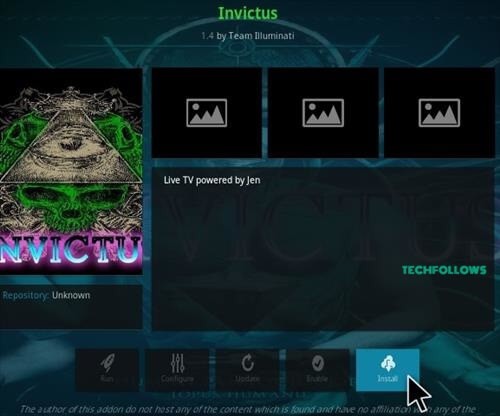 Invictus Kodi Addon