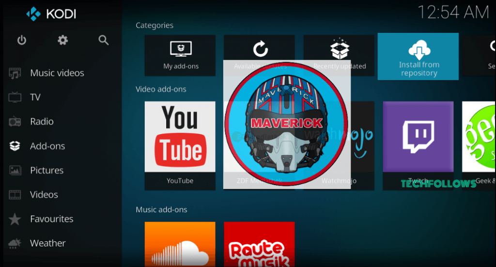 Maverick TV Kodi Addon